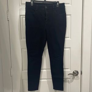 American Eagle Black Hi-Rise Skinny Jeans